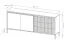 Stilvolles Wohnzimmer - Set B Balta, 4-teilig, Farbe: Beige, Push-to-open Funktion, ABS-Kantenschutz, Beine: Metall