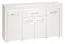 Kommode Ullerslev 08, Farbe: Kiefer weiß - Abmessungen: 94 x 165 x 40 cm (H x B x T), mit 4 Türen, 1 Schublade und 6 Fächern