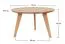 Couchtisch rund Erdre 05 mit 70 cm Durchmesser, aus Massivholz Eiche, geölte Oberfläche, hochwertig verarbeitet, 70 x 70 x 41,5 cm, Tischplatte 2 cm