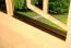 Holz-Gartenhaus 3,98 x 3,98 Meter (inkl. Dach) | Naturbelassen | Satteldach | 44 mm Blockbohlen-Haus Abbildung