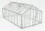Gewächshaus Endivie XL15, HKP 6 mm, Grundfläche: 14,5 m² - Abmessungen: 500 x 290 cm (L x B)