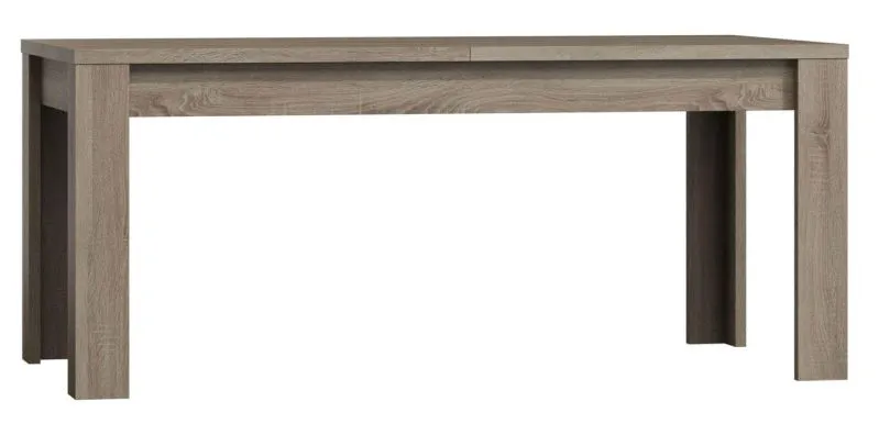 Esszimmertisch 180x90 cm MDF, Ausziehbar auf 220 cm, Farbe: Braun Abbildung