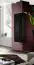 Wohnwand hängend Hompland 76, Farbe: Schwarz - Abmessungen: 170 x 160 x 40 cm (H x B x T), mit Push-to-open Funktion