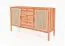 Kommode Wellsford 29 Kernbuche massiv geölt - Abmessungen: 84 x 142 x 46 cm (H x B x T)