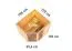 Sauna "Bjarki 2" mit bronzierter Tür - Farbe: Natur - 196 x 170 x 198 cm (B x T x H)