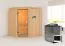 Sauna "Geysa" SET - Farbe: Natur, Ofen BIO 9 kW - 170 x 151 x 198 cm (B x T x H)