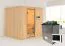 Sauna "Jonina" SET - Farbe: Natur, Ofen externe Steuerung easy 9 kW - 196 x 178 x 198 cm (B x T x H)