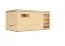 Saunahaus "Iida" Farbe: Natur - 508 x 276 cm (B x T), Grundfläche: 13,1 m²