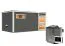 Saunahaus "Iida" SET mit Ofen 9 kW, Farbe: Terragrau - 508 x 276 cm (B x T), Grundfläche: 13,1 m²
