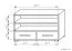 TV-Unterschrank Curug 06, Farbe: Nuss / Ulme - Abmessungen: 53 x 90 x 50 cm (H x B x T)