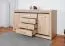 Kommode Kundiawa 11, Farbe: Sonoma Eiche hell / Sonoma Eiche dunkel - Abmessungen: 84 x 160 x 40 cm (H x B x T)