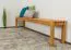 Hockerbank Buche Massivholz