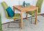 Esstisch Wooden Nature 118 Kernbuche massiv geölt - 70 x 70 cm (B x T)