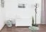Truhe Kiefer massiv Vollholz weiß 180 – 50 x 120 x 48 cm (H x B x T)