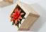 Hängeregal / Wandregal Kiefer massiv Vollholz natur Junco 283D - Abmessung 15 x 15 x 12 cm