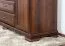 Kleiderschrank mit Spiegel, Farbe: Dunkelbraun - 193 x 158 x 62 cm (H x B x T)