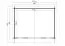 Gartenhaus G290 Carbongrau inkl. Fußboden - 44 mm Blockbohlenhaus, Grundfläche: 17,28 m², Satteldach