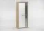 Vitrine Madryn 04, Farbe: Eiche Sonoma / Weiß - 195 x 80 x 40 cm (H x B x T)