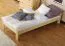 Kiefer Bett 80 x 200 cm Natur Abbildung