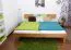 Eiche Massivholz Bettgestell 200 x 200 cm geölt Abbildung
