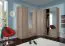 Kleiderschrank | 2 Drehtüren | 2 Schubladen | 1 Fach | mit Kleiderstange | 100 cm breit | Farbe: Sonoma Eiche Abbildung