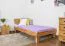 Eiche Massivholz Bettgestell 90 x 200 cm geölt Abbildung
