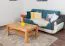 Beistelltisch Couchtisch Buche Massivholz Farbe: Natur 45x105x65 cm Abbildung