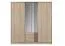 Kleiderschrank, Farbe: Sonoma Eiche 205x200x62 cm Abbildung