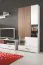 TV-Unterschrank Bulolo 17, Farbe: Weiß / Nuss - Abmessungen: 47 x 120 x 50 cm (H x B x T)