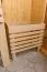 Sauna "Dilja" SET mit bronzierter Tür und Kranz - Farbe: Natur, Ofen externe Steuerung easy 9 kW - 245 x 245 x 202 cm (B x T x H)