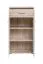 Garderobe mit Sitzkissen Sviland 08, Farbe: Eiche Wellington / Weiß - Abmessungen: 200 x 210 x 35 cm (H x B x T), mit genügend Stauraum