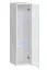 Moderne Wohnwand Balestrand 188, Farbe: Weiß / Eiche Wotan - Abmessungen: 160 x 270 x 40 cm (H x B x T), mit LED-Beleuchtung