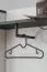 Garderobe | 1 Ablagefläche | Farbe: Kaschmir / Schwarz | 2 Haken | 1 Kleiderstange | Maße: 60 x 28 x 157 cm | Funktionalität & Komfort