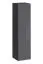 Elegante Wohnwand Balestrand 16, Farbe: Grau / Eiche Wotan - Abmessungen: 160 x 330 x 40 cm (H x B x T), mit 11 Fächer