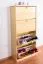 Schuhkipper Kiefer Holz massiv, Farbe: Natur 150x72x30 cm, Schuhschrank Schuhkommode