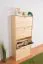Schuhschrank natur
