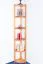 Regal / Eckregal Kiefer massiv Vollholz Erlefarben Junco 59 - Abmessungen: 200 x 42 x 30 cm (H xB x T)