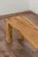 Bank Wooden Nature 133 Eiche massiv - 180 x 33 cm (L x B)