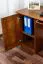 Schreibtisch Kiefer massiv Vollholz Eichefarben 003 - Abmessung 74 x 136 x 55 (H x B x T)