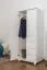 Kleiderschrank massiv weiss