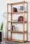 Regal Kiefer massiv Vollholz Erlefarben Junco 55A - 162 x 80 x 30 cm (H x B x T)