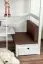 Sitzkissen 2er-Set für Kinderbett / Etagenbett / Funktionsbett Tim - Farbe: Braun