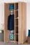Drehtürenschrank / Kleiderschrank Kerowagi 10, Farbe: Sonoma Eiche - Abmessungen: 200 x 90 x 55 cm (H x B x T)