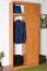 Schrank / Garderobe Paseh 04, Farbe: Erle - Abmessungen: 220 x 100 x 40 cm (H x B x T)