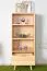 Regal Kiefer massiv natur Aurornis 23 - Abmessungen: 125 x 50 x 40 cm (H x B x T)