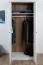 Drehtürenschrank / Kleiderschrank Segnas 07, Farbe: Kiefer Weiß / Eiche Braun - 198 x 90 x 53 cm (H x B x T)