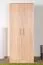 Garderobenschrank, Farbe: Eiche Braun - 200 x 82 x 53 cm (H x B x T)