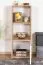 Bücherregal Palpala 02, Farbe: Eiche Sonoma / Weiß - 110 x 41 x 35 cm (H x B x T)