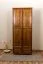 Schmaler Kleiderschrank | 2 Drehtüren | 2 Schubladen | 1 Fach | mit Kleiderstange | 80 cm breit | Massivholz | Farbe: Eiche Abbildung