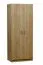 80 cm breiter Kleiderschrank mit 2 Türen | Farbe: Sonoma Eiche Abbildung